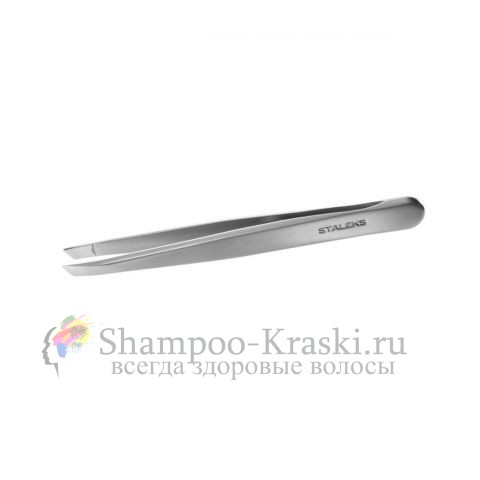 Пинцет для бровей, Staleks, EXPERT TE-10/3 (широкие прямые кромки)