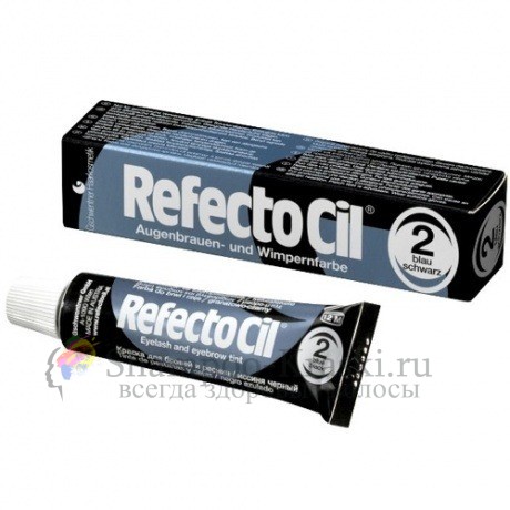 Краска для бровей и ресниц №2 Сине-Черный - RefectoCil Blue-Black 15 мл