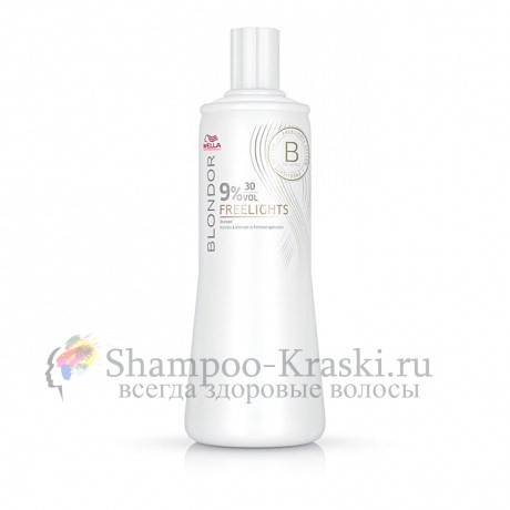 Окислитель - Wella ВLONDOR FREELIGHTS 9% 30 vol 1000 мл
