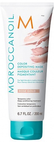Маска тонирующая для волос Розовое золото - Moroccanoil Color Depositing Mask Rose Gold 200 мл