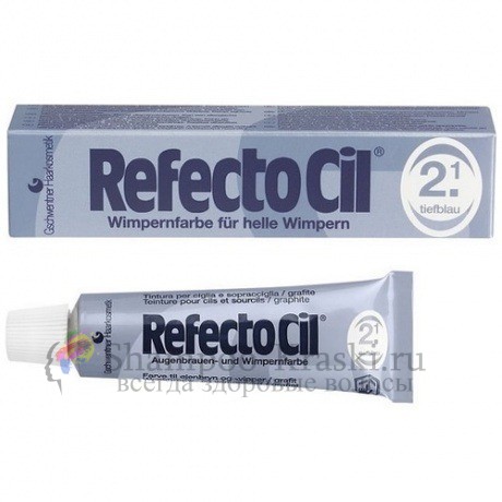 Краска для бровей и ресниц №2.1 Темно-Синяя - RefectoCil Dark Blue 15 мл