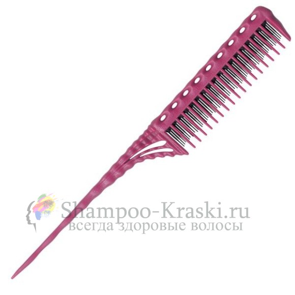 Расческа для начёса Y.S.Park Professional 0571-150-07 розовая