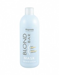 Маска с антижелтым эффектом - Kapous Professional Blond Bar Anti-yellow Mask 500 мл