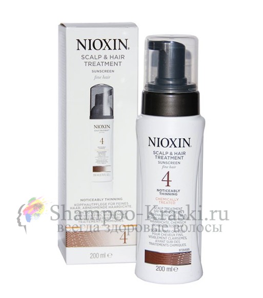 Питательная маска (Система 4) - Nioxin Scalp Treatment System 4 200 мл