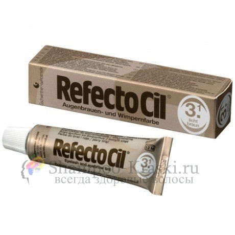 Краска для бровей и ресниц №3.1 Светло-Коричневая - RefectoCil Light Brown 15 мл