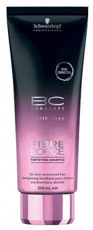 Шампунь восстановление сильно поврежденных волос (Бонакур фибр форс) Schwarzkopf Professional BC Fibre Force Shampoo 250 мл 200 мл