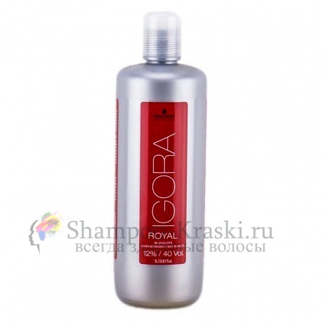Лосьон-окислитель на масляной основе 12% - Schwarzkopf Professional Igora Royal Developer 12% 1000 мл