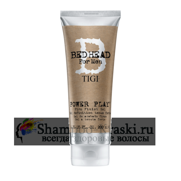 Гель для волос сильной фиксации - Tigi Bed Head Power Play Firm Finish Gel 200 мл