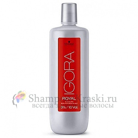 Лосьон-окислитель на масляной основе 3% - Schwarzkopf Professional Igora Royal Developer 3% 1000 мл