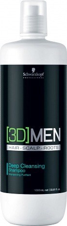 Шампунь для глубокого очищения - Schwarzkopf Professional [3D]MEN Deep Cleansing Shampoo 1000 мл