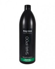 Шампунь для всех типов волос с ароматом ментола - Kapous Professional Shampoo for all hair types with mint 1000 мл