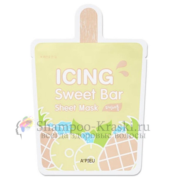 A'PIEU Тканевая маска с экстрактом ананаса Icing Sweet Bar Sheet Mask Pineapple