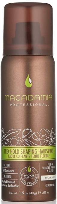 Финиш-спрей, Подвижная фиксация - Macadamia Flex Hold Shaping Hairspray 50 мл Финиш-спрей, Подвижная фиксация - Macadamia Flex Hold Shaping Hairspray 50 мл