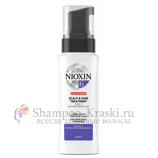 Питательная маска (Система 6) - Nioxin Scalp Treatment System 6 200 мл