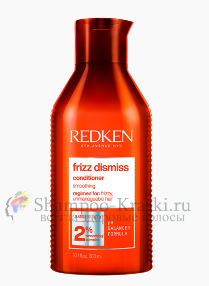 Кондиционер для гладкости и дисциплины - Redken Frizz Dismiss Sulfate-Free Conditione 300 мл