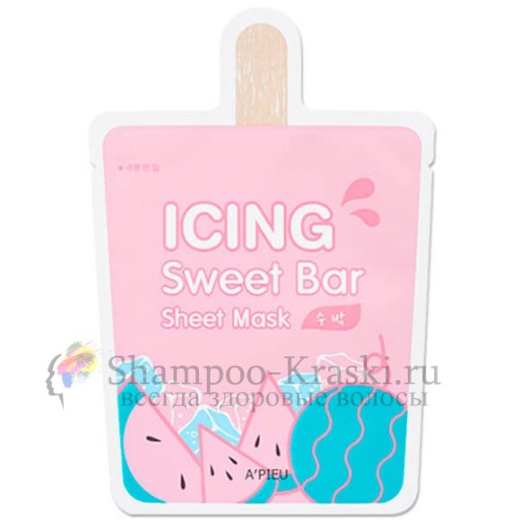 A'PIEU Тканевая маска с экстрактом арбуза Icing Sweet Bar Sheet Mask Watermelon