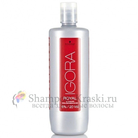 Лосьон-окислитель на масляной основе 6% - Schwarzkopf Professional Igora Royal Developer 6% 1000 мл