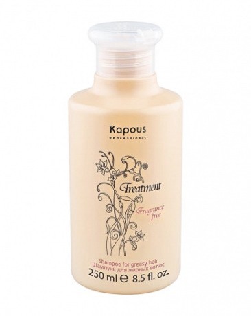 Шампунь для жирных волос - Kapous Fragrance Free Treatment Shampoo for Oily Hair 250 мл