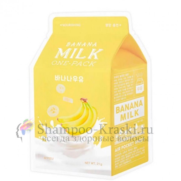 A'PIEU Тканевая маска с экстрактом банана Banana Milk One-Pack