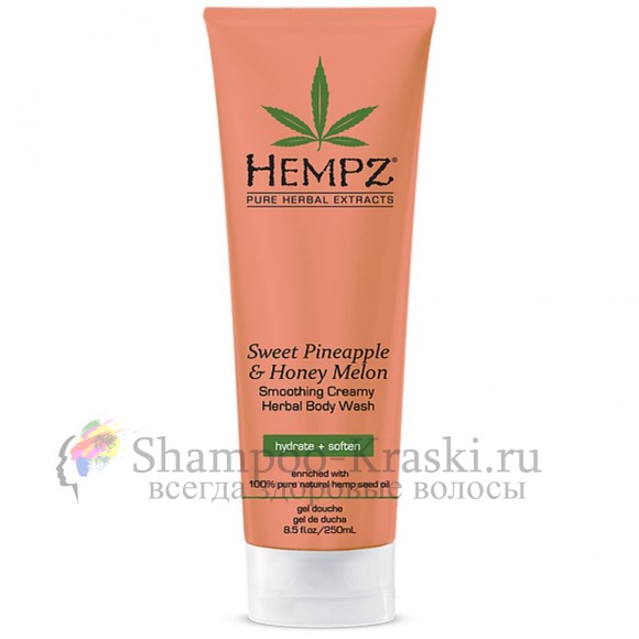 Гель для душа Hempz Sweet Pineapple & Honey Melon Herbal Body Wash 250 мл.