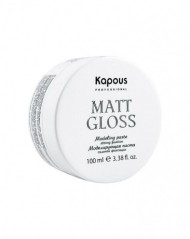 Моделирующая паста для волос сильной фиксации - Kapous Professional Matt Gloss 100 мл Моделирующая паста для волос сильной фиксации - Kapous Professional Matt Gloss 100 мл
