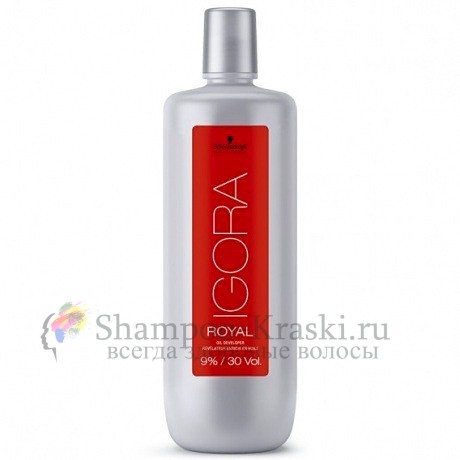 Лосьон-окислитель на масляной основе 9% - Schwarzkopf Professional Igora Royal Developer 9% 1000 мл