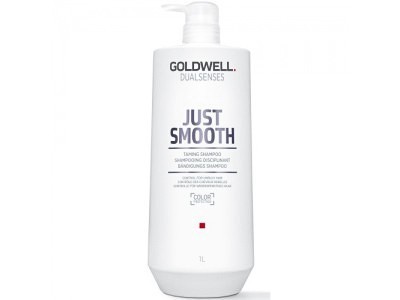 Шампунь для разглаживания непослушных волос - Goldwell Dualsenses Just Smooth Shampoo 1000 мл