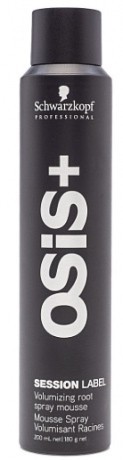 Спрей мусс для объма - Schwarzkopf Professional OSIS Session Label Spray Mousse 200 мл