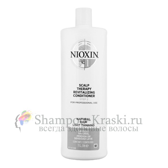 Увлажняющий кондиционер (Система 1) Nioxin Scalp Revitaliser System 1 1000 мл