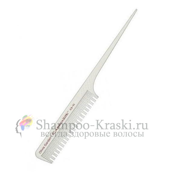 Olivia Garden Карбосилк Расческа Карбоновая для волос 230 С CS-T1