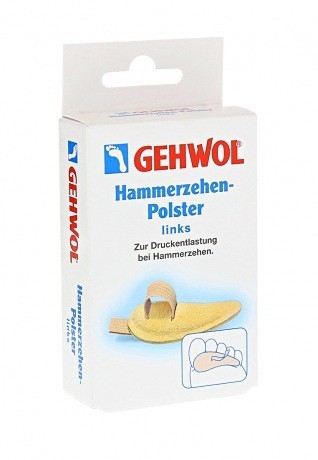 Подушечка под пальцы ног малая, левая №0 Gehwol Hammerzehen-Polster links