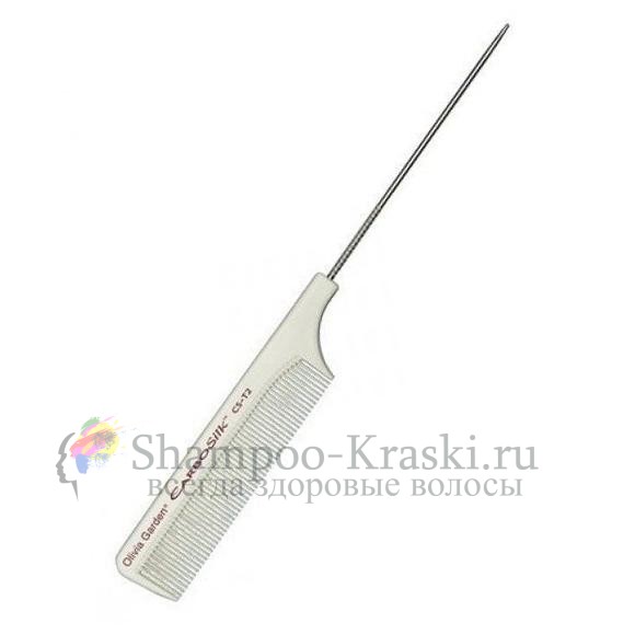 Olivia Garden Карбосилк Расческа Карбоновая для волос 230 С CS-T2