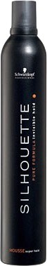 Безупречный мусс для волос ультрасильной фиксации - Schwarzkopf Professional Silhouette Super Hold foam 500 мл