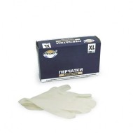 AVIORA Перчатки латексные опудренные Размер XL 100шт