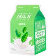 A'PIEU Успокаивающая маска с экстрактом зеленого чая и гамамелиса Green Tea Milk One-Pack A'PIEU Успокаивающая маска с экстрактом зеленого чая и гамамелиса Green Tea Milk One-Pack