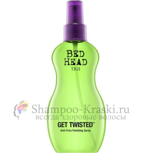 Финишный спрей для волос с защитой от влажности - Tigi Bed Head Get Twisted Anti Frizz Finishing Spray 200 мл