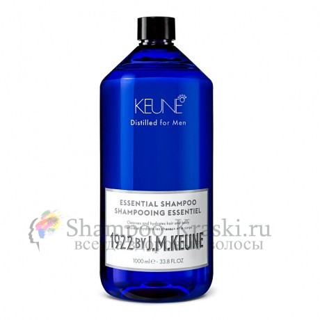Шампунь для волос и тела универсальный - Keune 1922 by J.M. Keune Essential Shampoo 1000 мл