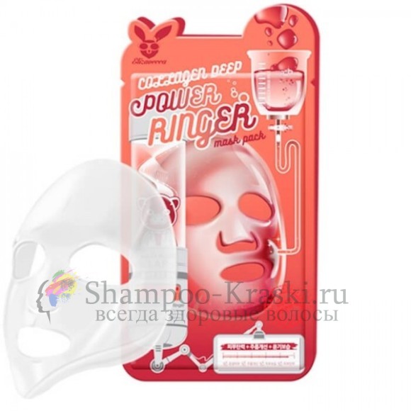 Elizavecca Омолаживающая тканевая маска с коллагеном Collagen Deep Power Ringer Mask Pack