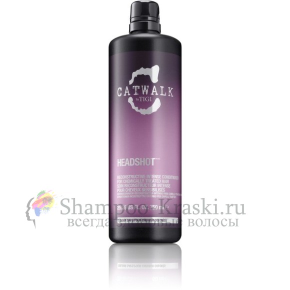 Кондиционер для восстановления поврежденных волос - Tigi Catwalk Headshot Conditioner 750 мл