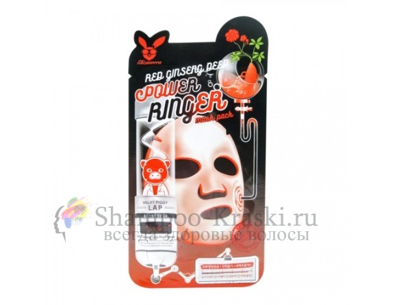 Elizavecca Регенерирующая маска с экс-том красного женьше Power Ringer Mask Pack Red Gins Deep 23 мл