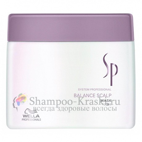 Маска для чувствительной кожи головы - Wella System Professional Balance Scalp Mask 400 мл