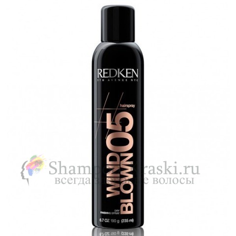 Невесомый спрей для фиксации в движении и парфюм для волос - Redken Wind Blown-05 250 мл