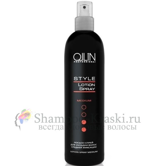 Лосьон-спрей для укладки волос средней фиксации Ollin lotion-spray medium 250 мл