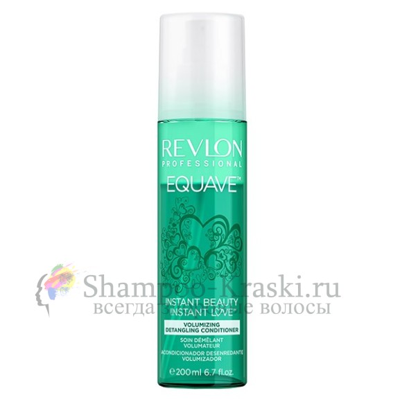 2-х фазный кондиционер для тонких волос - Revlon Equave Instant Beauty Volumizing Detangling Conditioner 200 мл