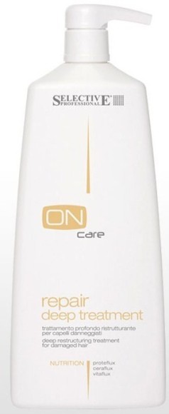 Средство глубокого восстановления поврежденных волос - Selective Professional On Care Repair Deep Treatment 1500 мл
