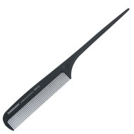 Расческа Карбон Антистатик Черная 8613 для начеса с метал. хвостиком Toni and Guy