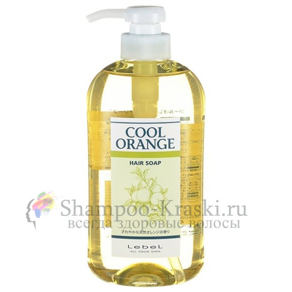 Шампунь для лечения кожи головы Холодный апельсин - Lebel Cool Orange Shampoo 600 мл