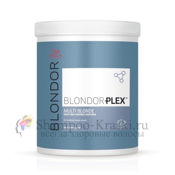 Wella Обесцвечивающая пудра без образования пыли Blondor Plex 800гр