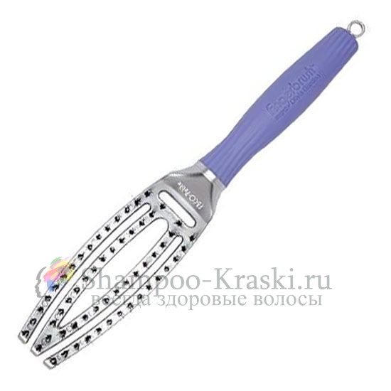 Olivia Garden Fingerbrush Щетка изогнутая продувная малая комбинированная