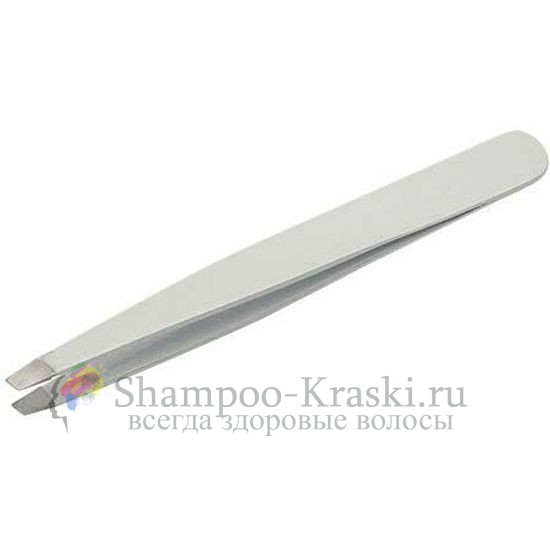 Пинцет РТ-354-GY Скошенный серый METZGER